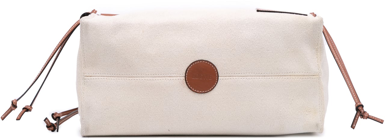 Loewe Small Canvas Cushion Tote Bruin