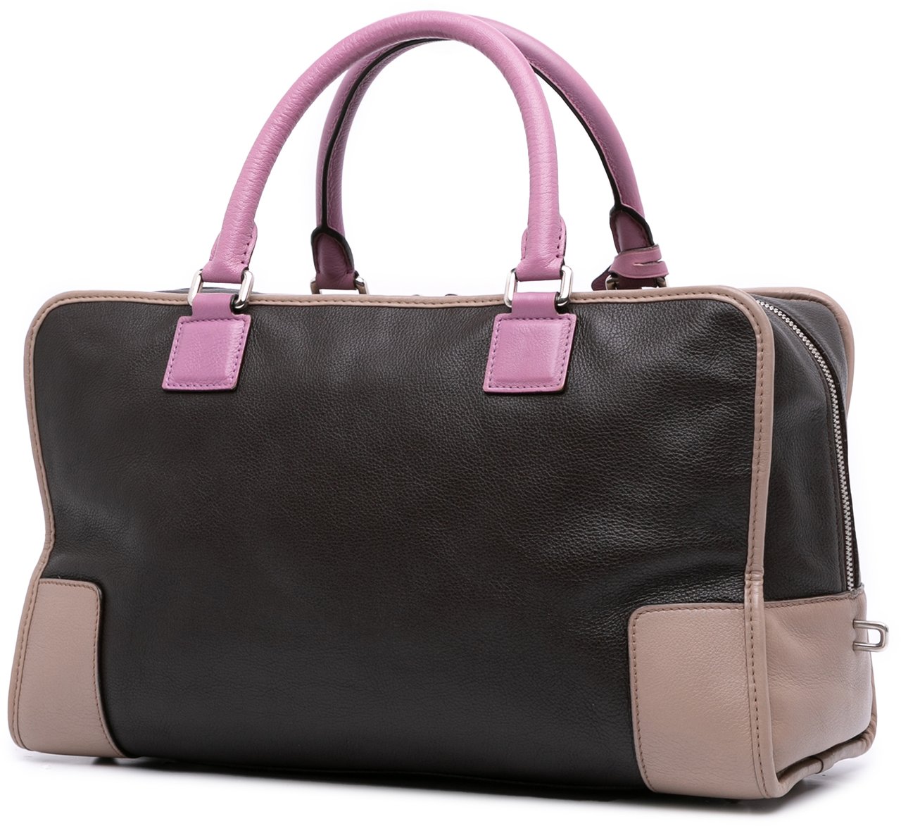 Loewe Tricolor Goatskin Amazona 36 Bruin