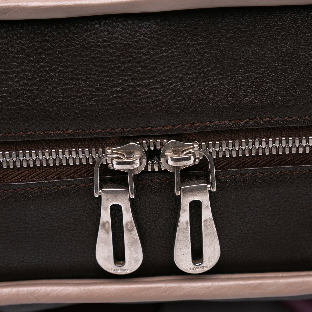 Loewe Tricolor Goatskin Amazona 36 Bruin