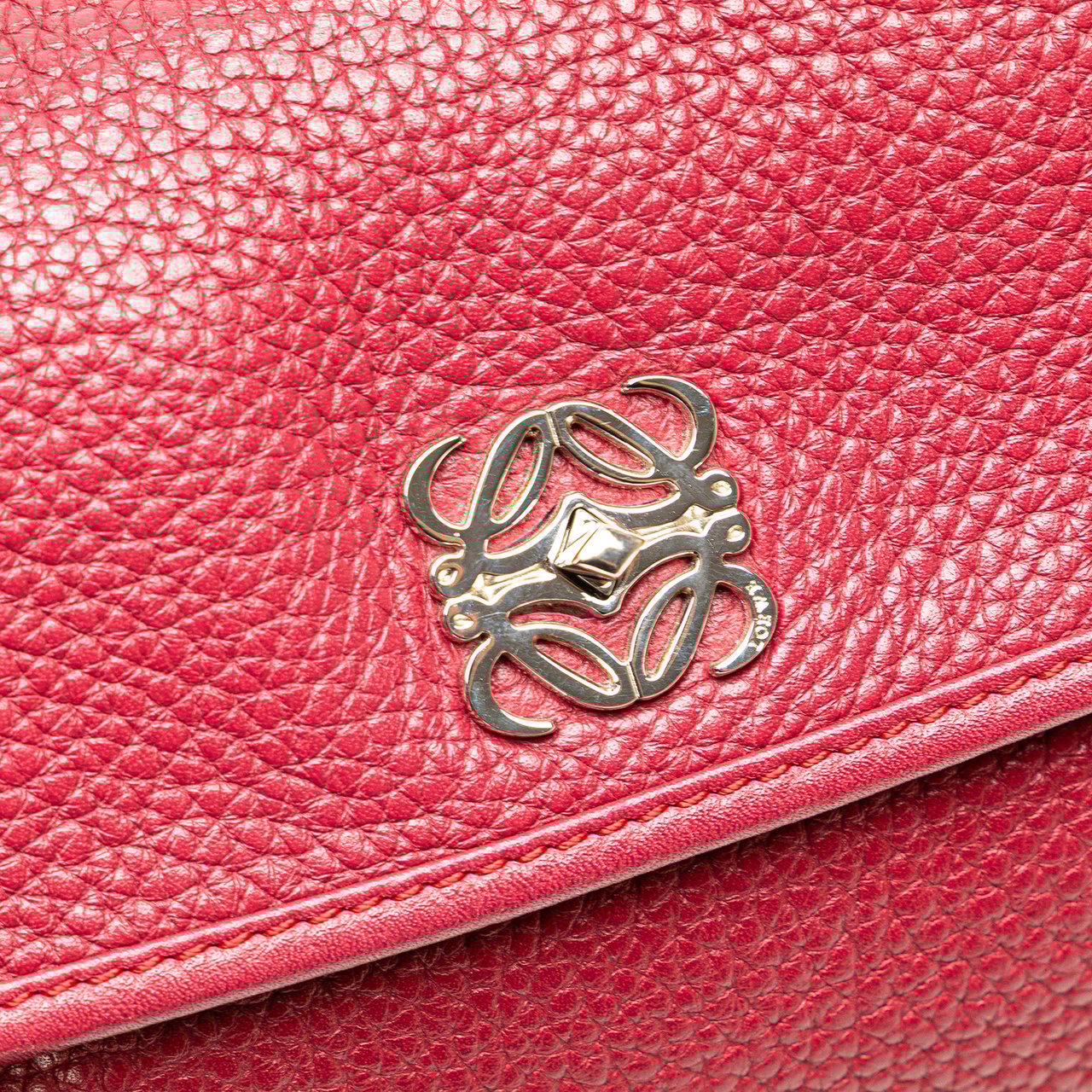 Loewe Leather Alamo 28 Rood