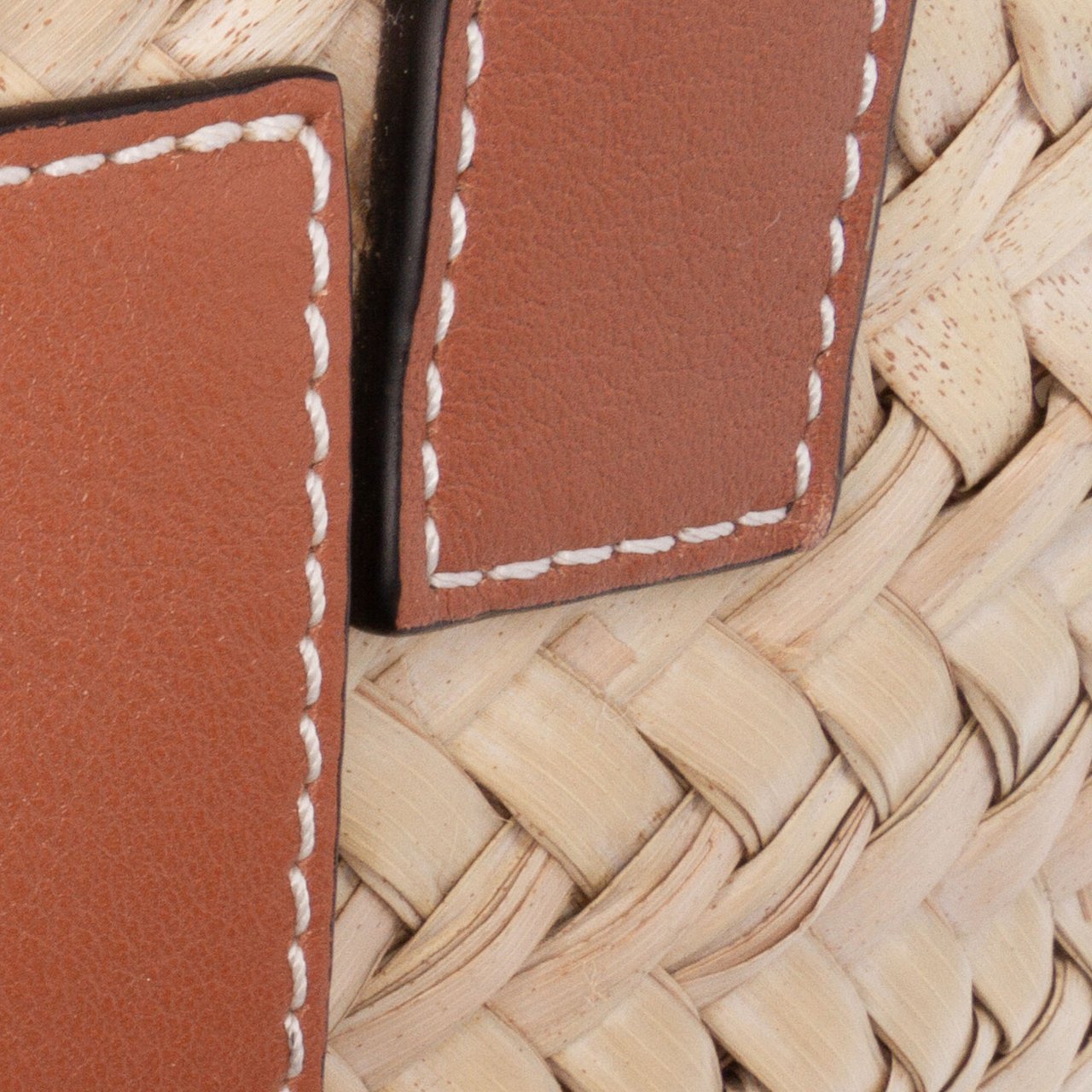 Loewe Small Raffia Basket Tote Bruin