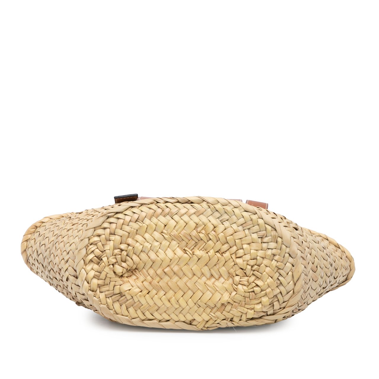 Loewe Small Raffia Basket Tote Bruin