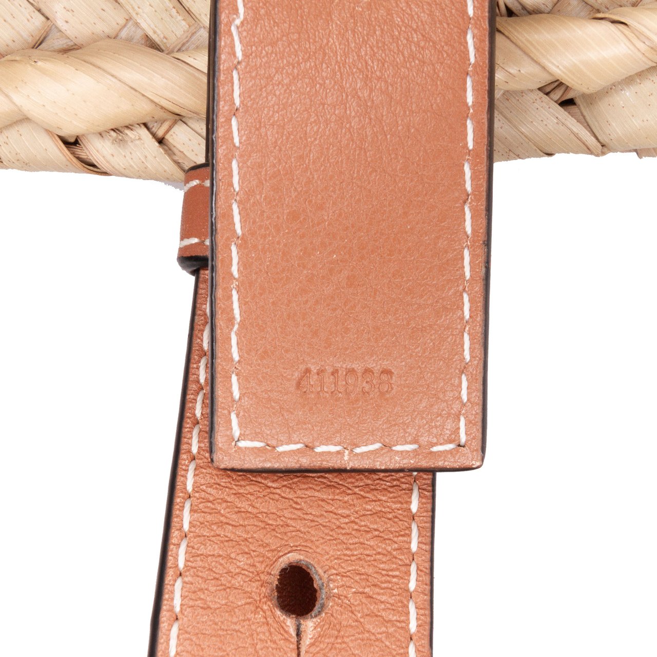 Loewe Small Raffia Basket Tote Bruin