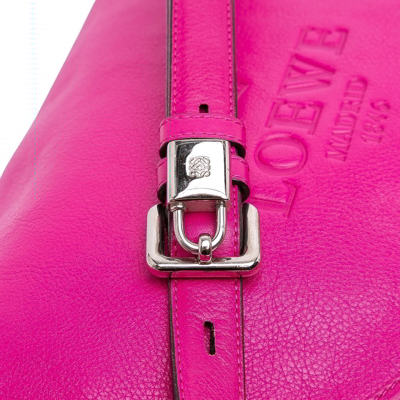 Loewe Leather Heritage Crossbody Roze