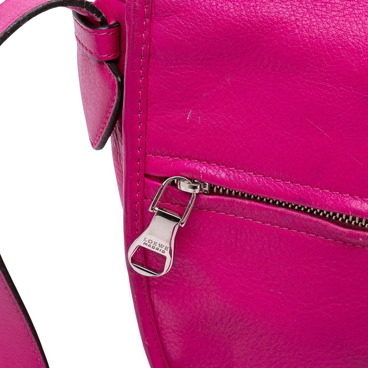 Loewe Leather Heritage Crossbody Roze