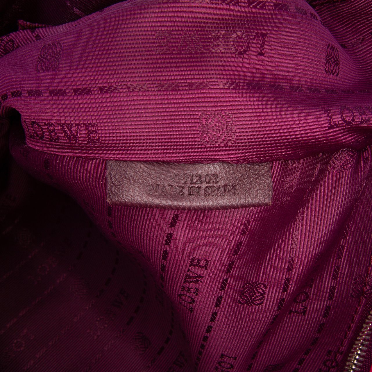 Loewe Leather Heritage Crossbody Roze