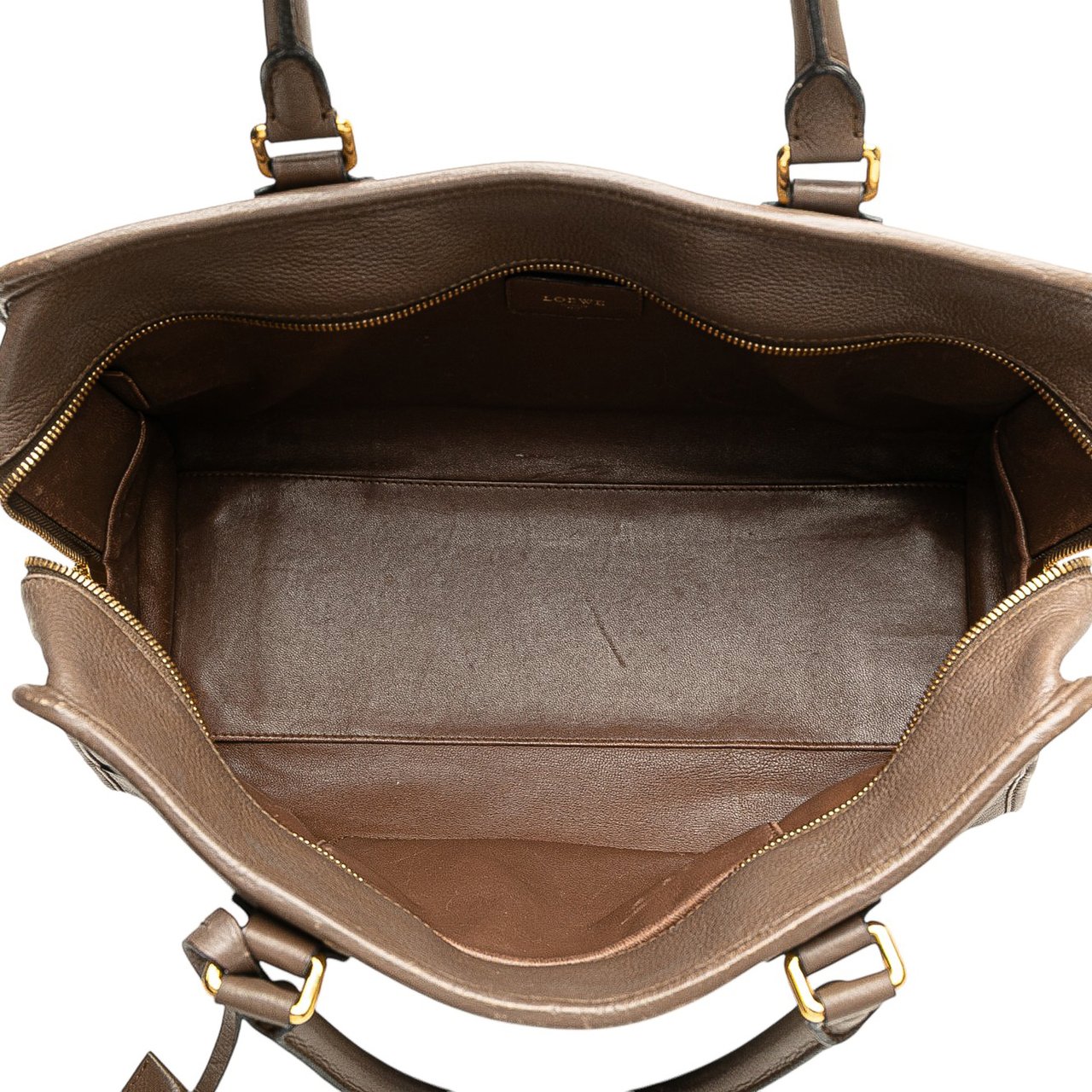 Loewe Leather Amazona 36 Bruin