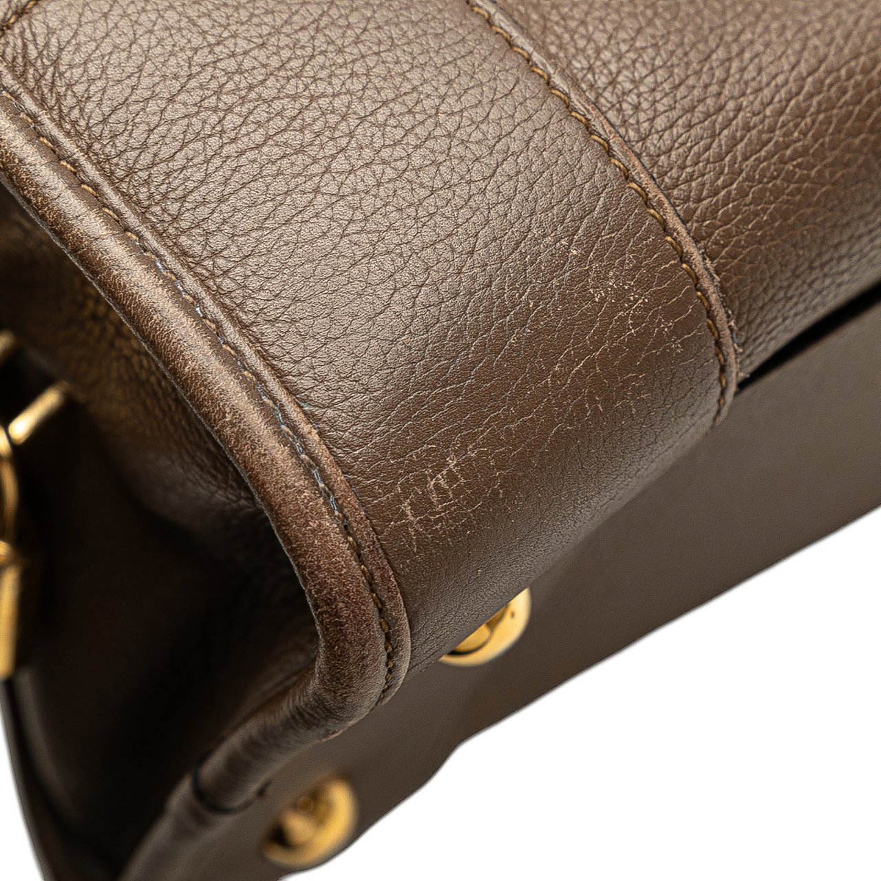 Loewe Leather Amazona 36 Bruin