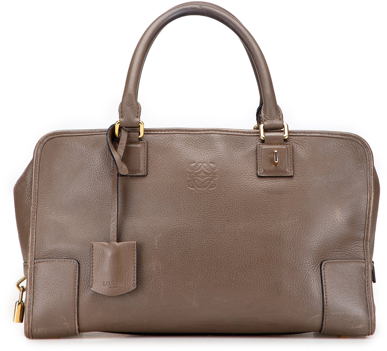 Loewe Leather Amazona 36 Bruin