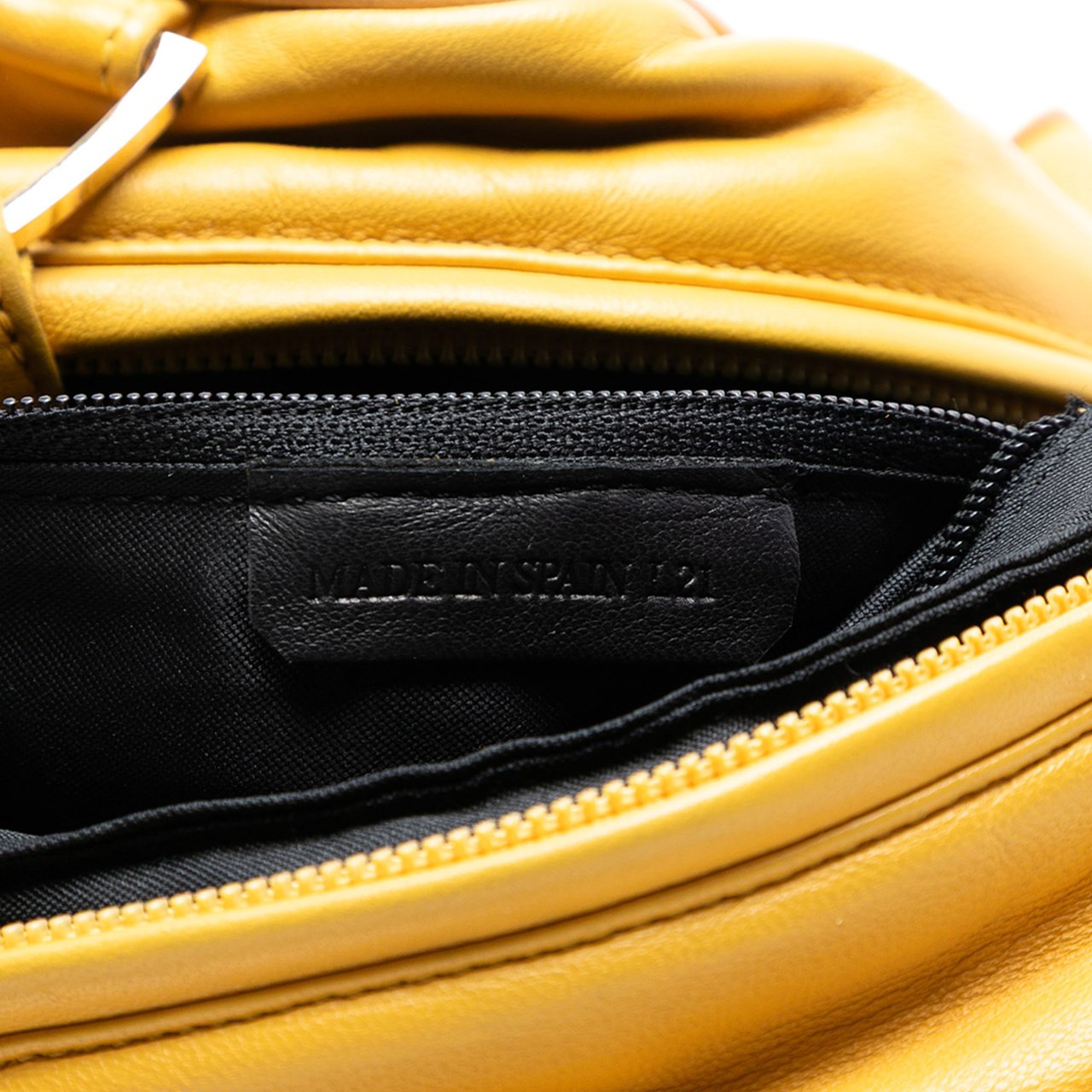 Loewe Mini Leather Anagram Handbag Geel