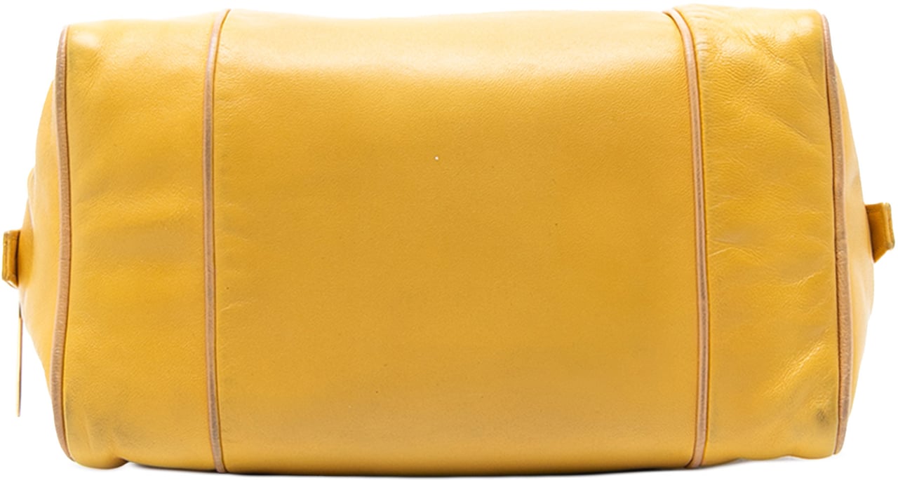 Loewe Mini Leather Anagram Handbag Geel