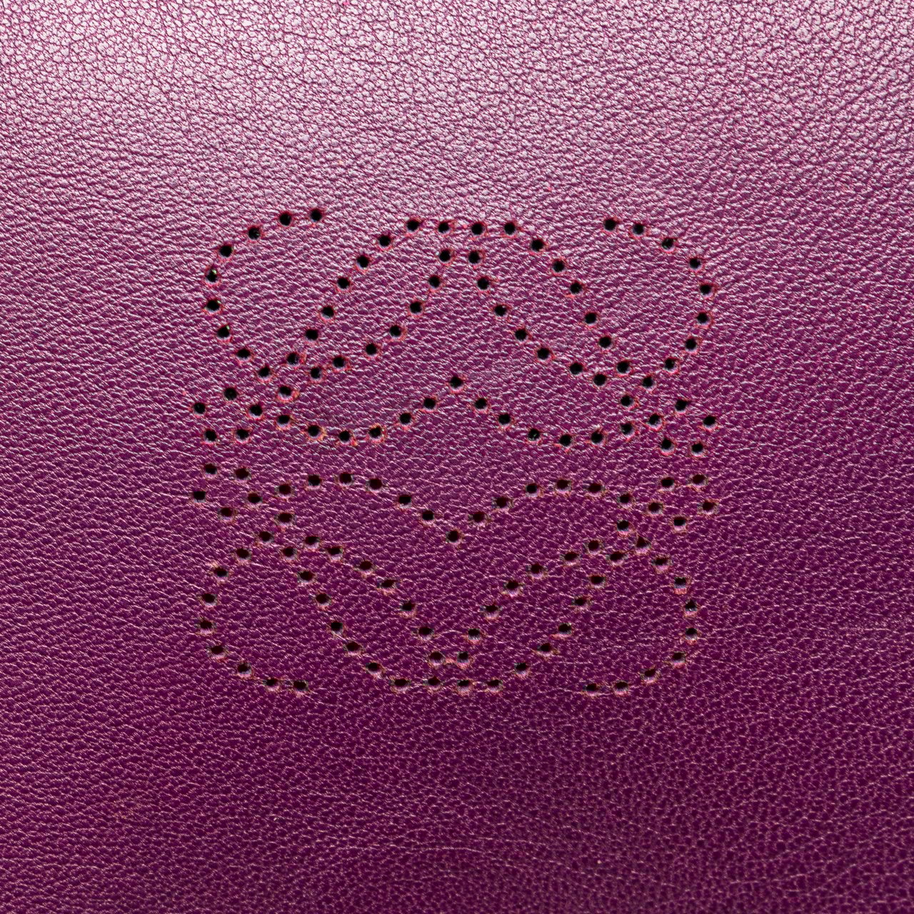 Loewe Nappa Anagram Tassel Crossbody Paars