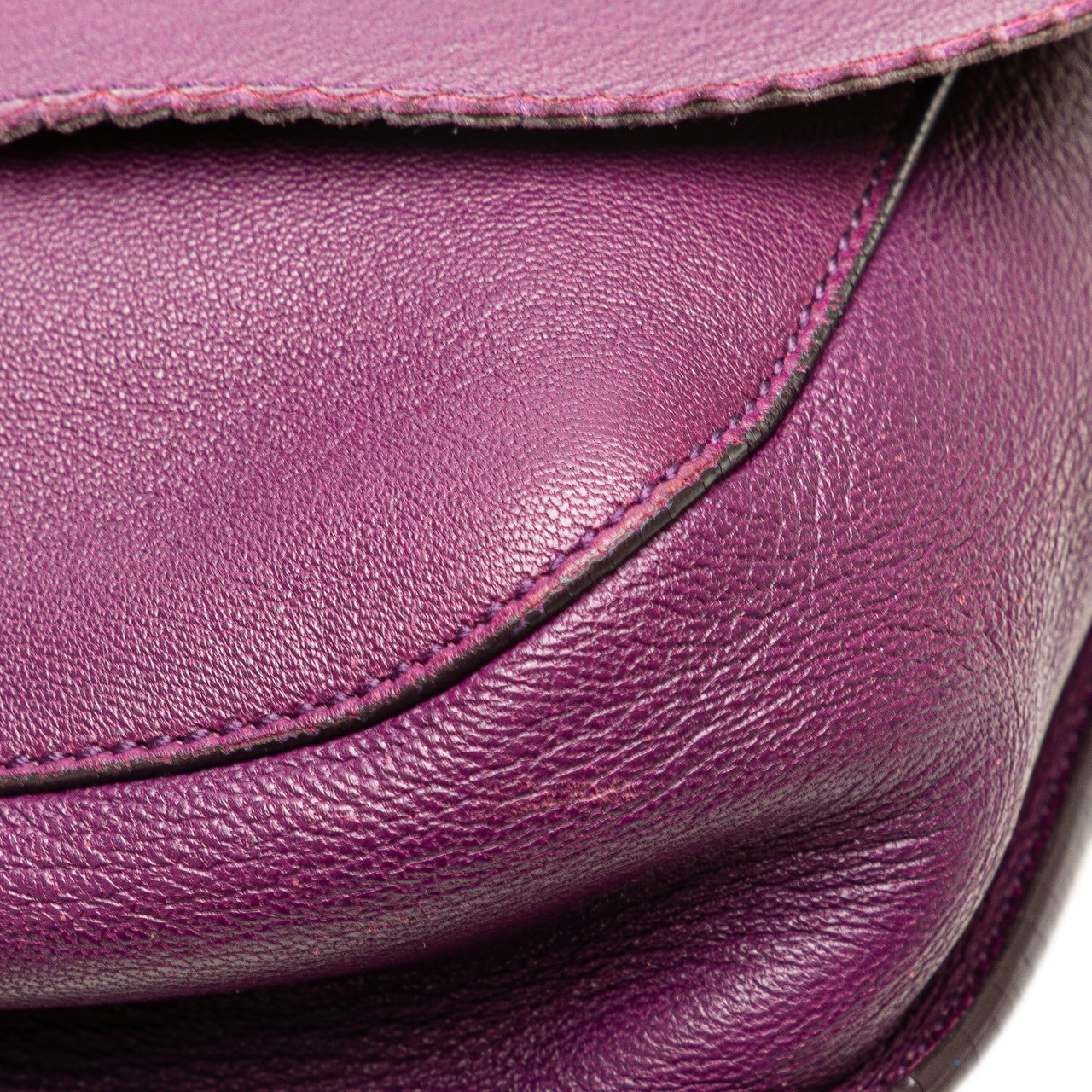 Loewe Nappa Anagram Tassel Crossbody Paars