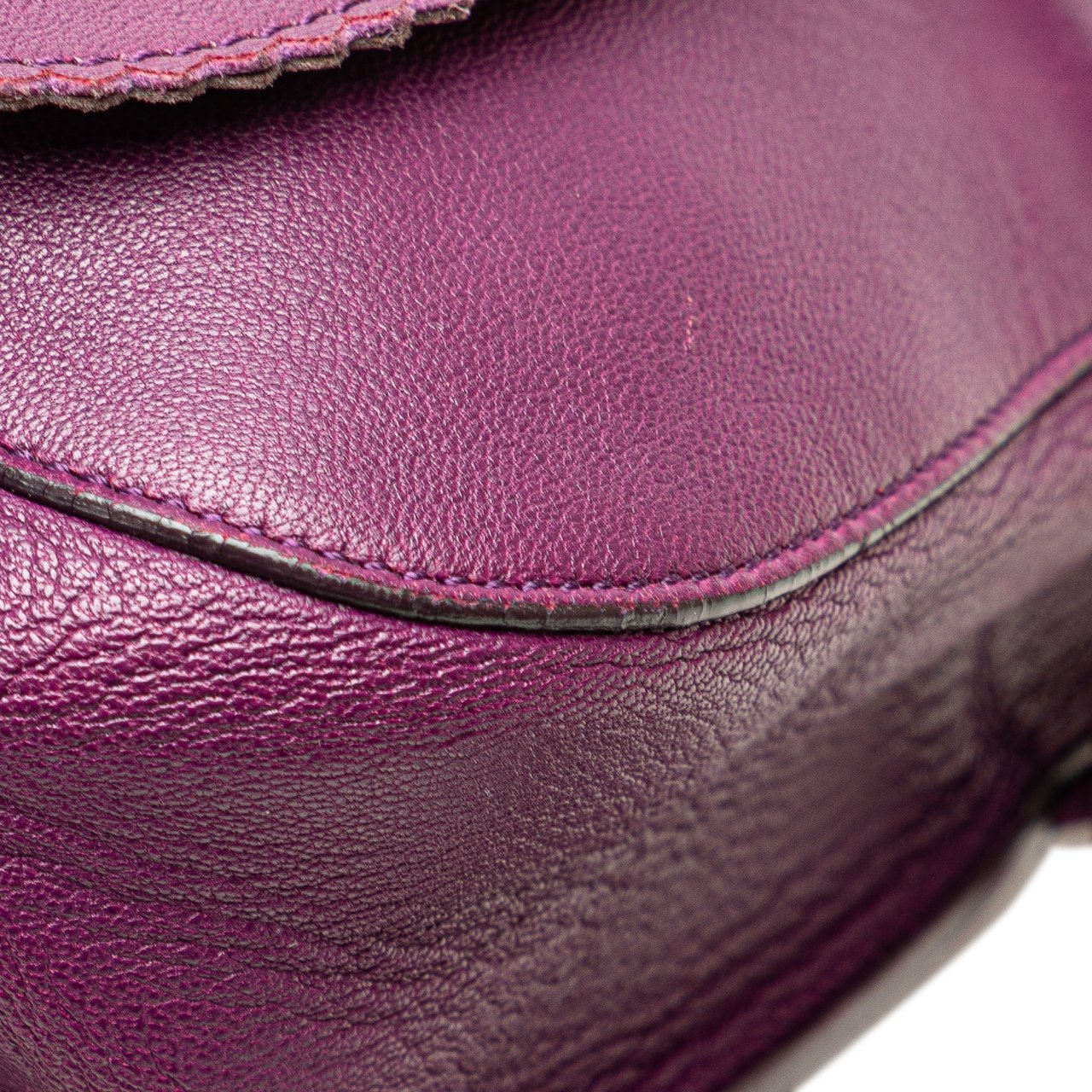 Loewe Nappa Anagram Tassel Crossbody Paars