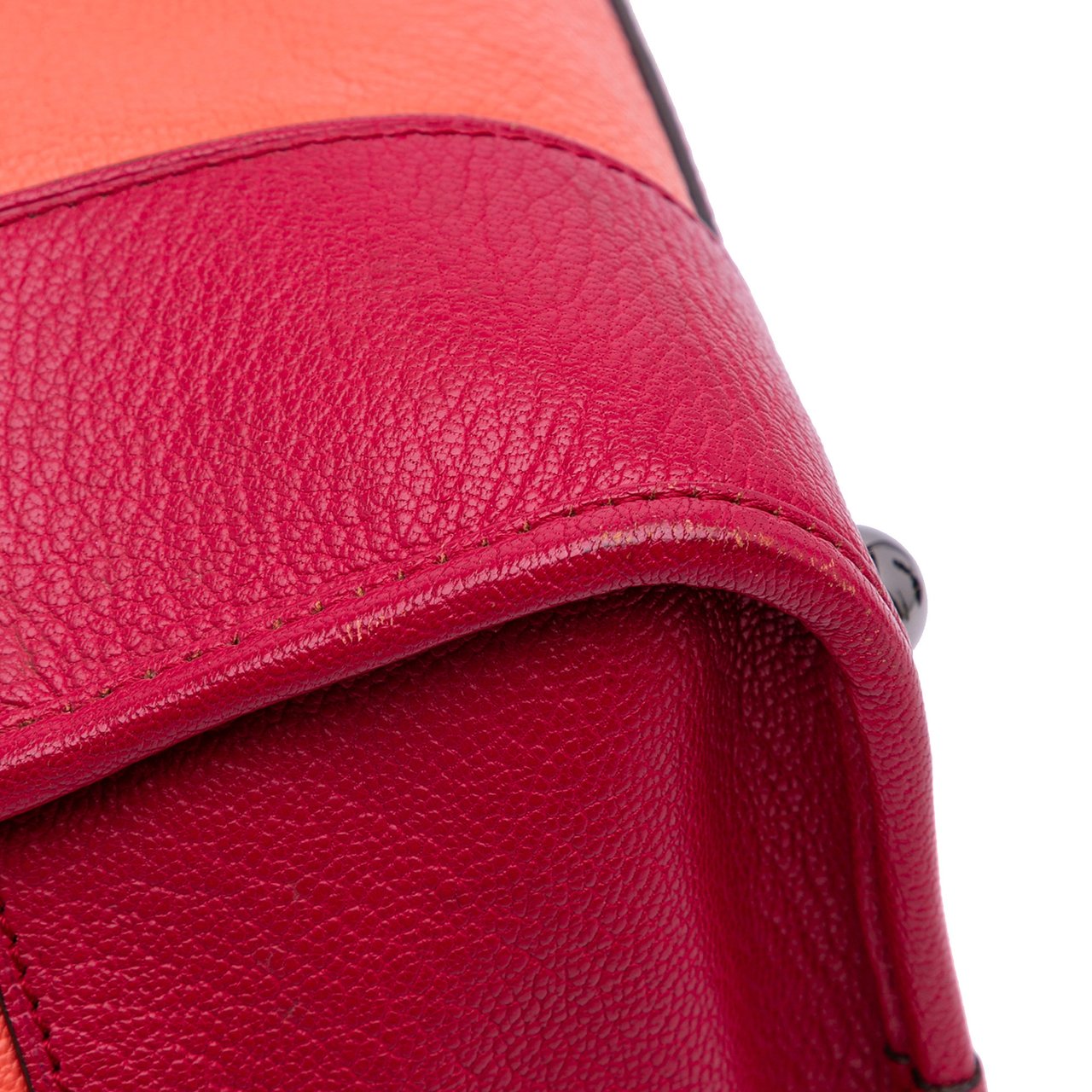 Loewe Tricolor Leather Amazona 36 Oranje