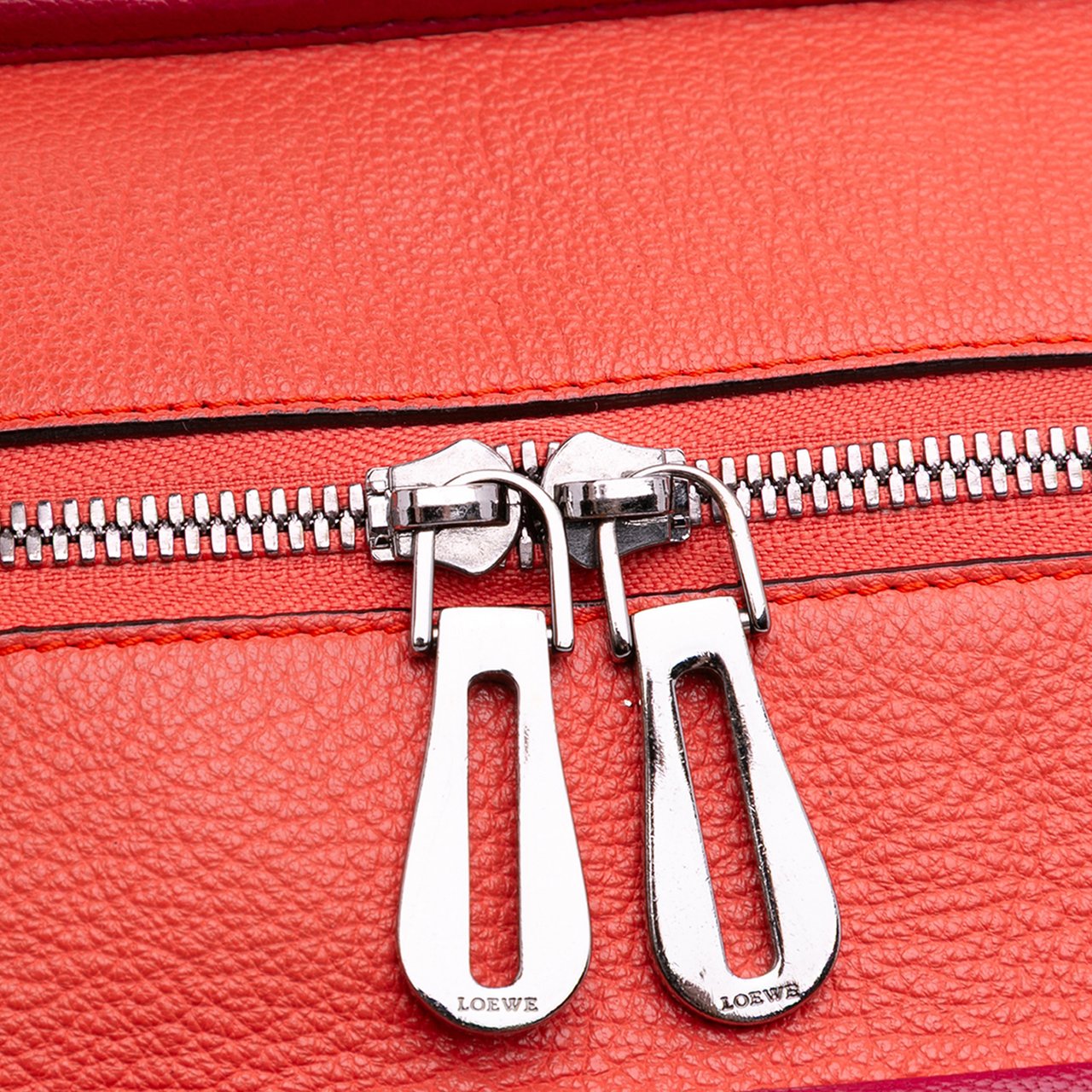 Loewe Tricolor Leather Amazona 36 Oranje