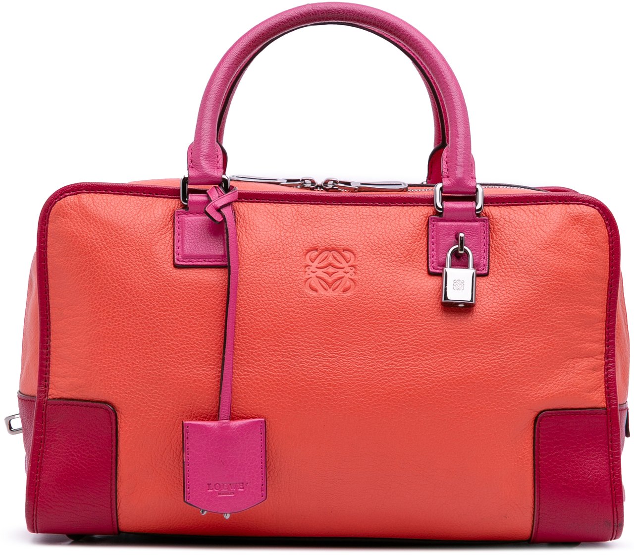 Loewe Tricolor Leather Amazona 36 Oranje