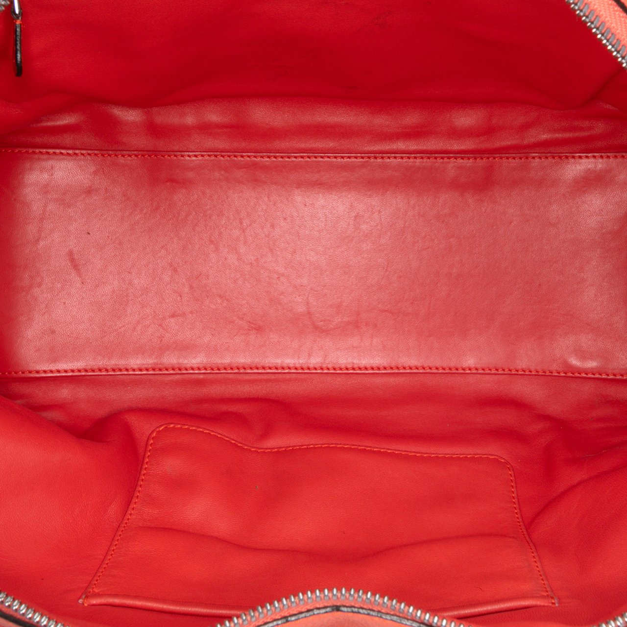 Loewe Tricolor Leather Amazona 36 Oranje