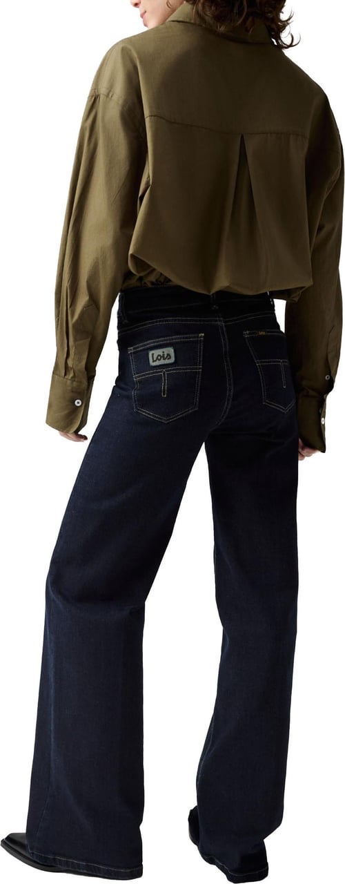 Lois Jeans Lois Palazzo Jeans Donkerblauw 2142-8063 Blauw