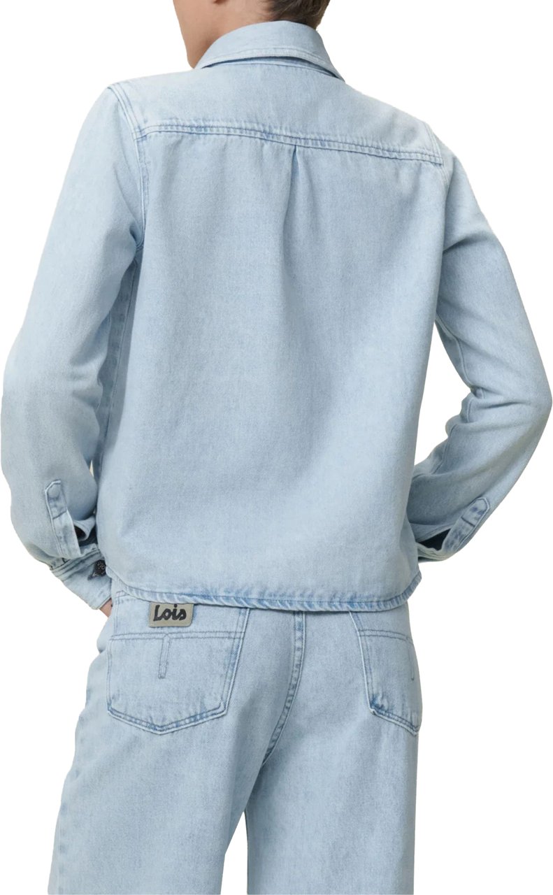 Lois Jeans Lois Isa Blouses Lichtblauw 3486-7973 Blauw