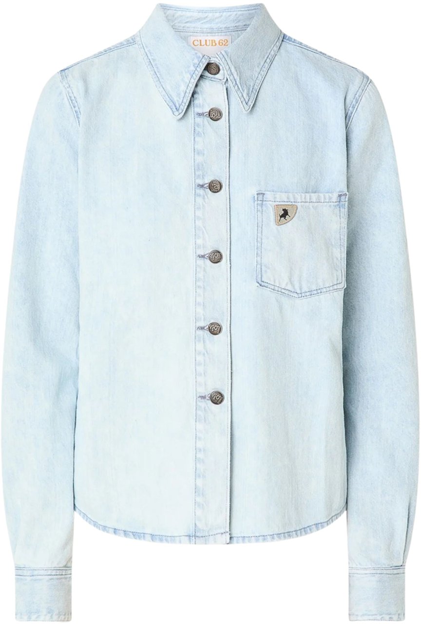 Lois Jeans Lois Isa Blouses Lichtblauw 3486-7973 Blauw