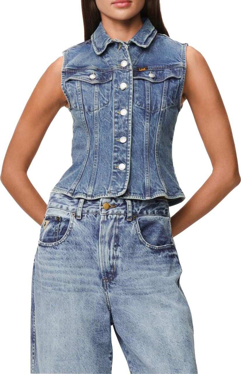 Lois Jeans Lois Celine Vest Gilets Blauw 3558-7926 Blauw