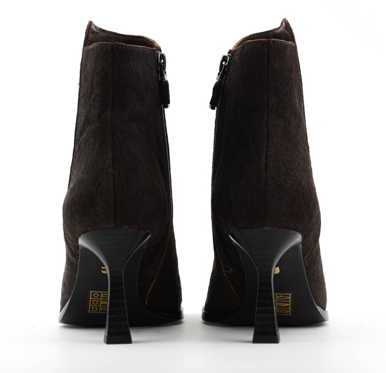Lola Cruz Bootie Haircalf Brown Bruin