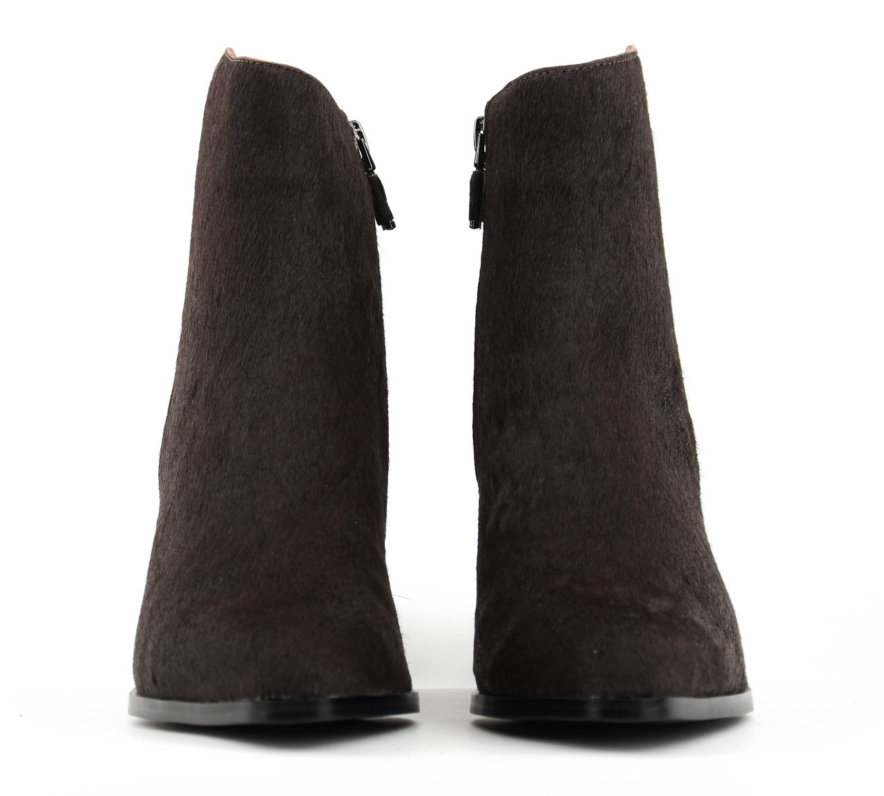 Lola Cruz Bootie Haircalf Brown Bruin
