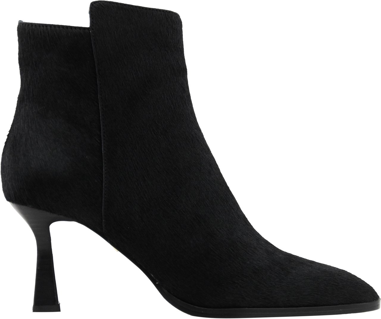 Lola Cruz Bootie Haircalf Black Zwart