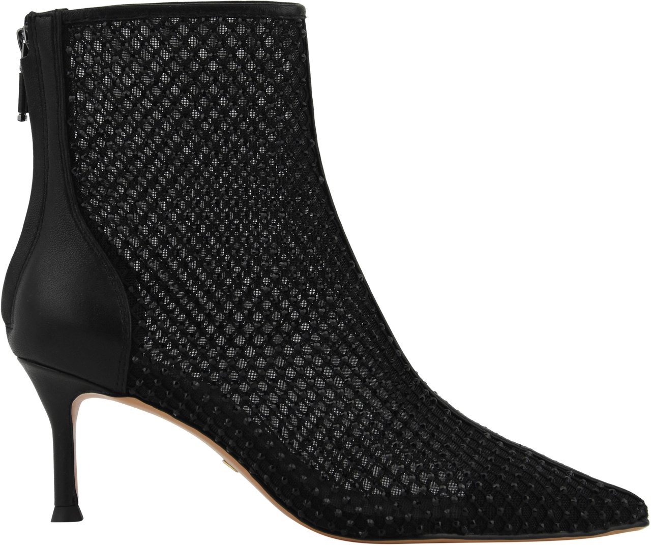 Lola Cruz Bootie Mesh Black Zwart