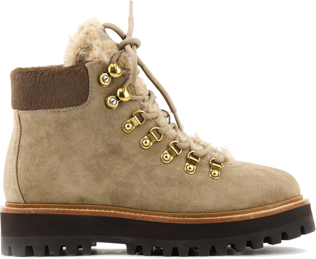Lola Cruz Berg Boot Taupe Beige