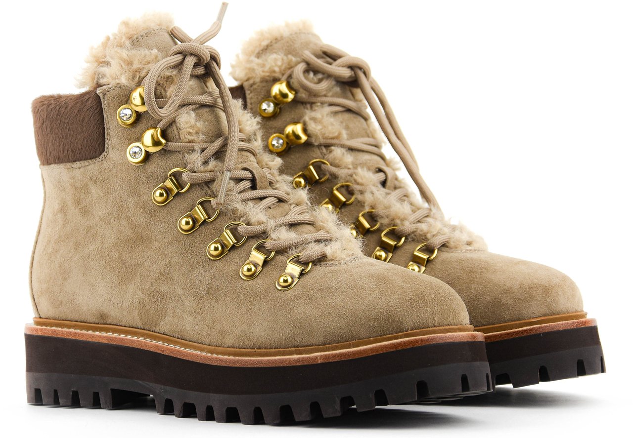 Lola Cruz Berg Boot Taupe Beige