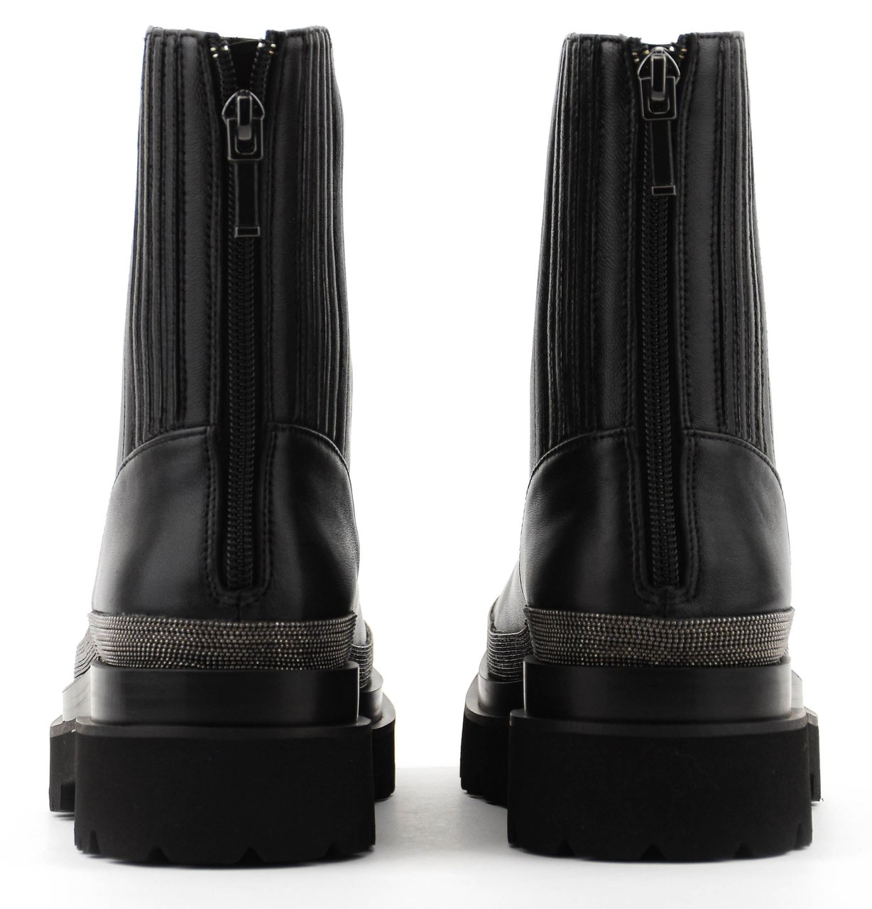 Lola Cruz Chelsea Strass Boot Zwart