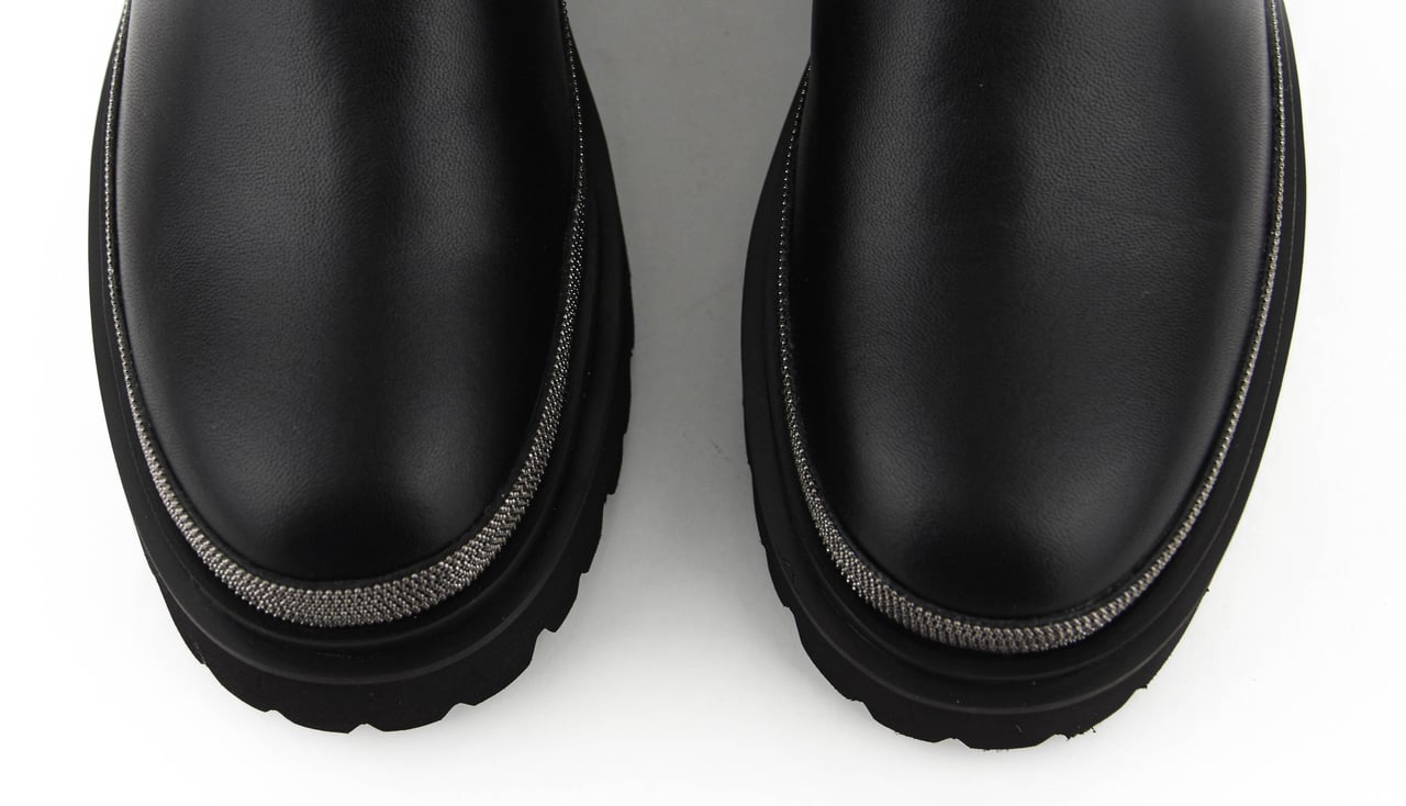 Lola Cruz Chelsea Strass Boot Zwart