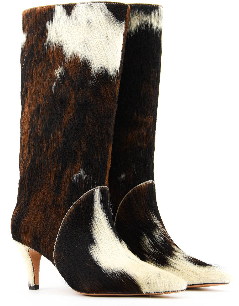 Lola Cruz Cow Bootie Bruin