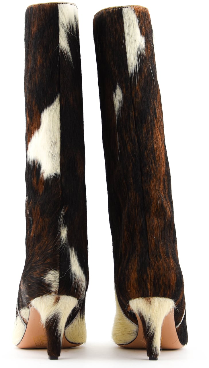 Lola Cruz Cow Bootie Bruin