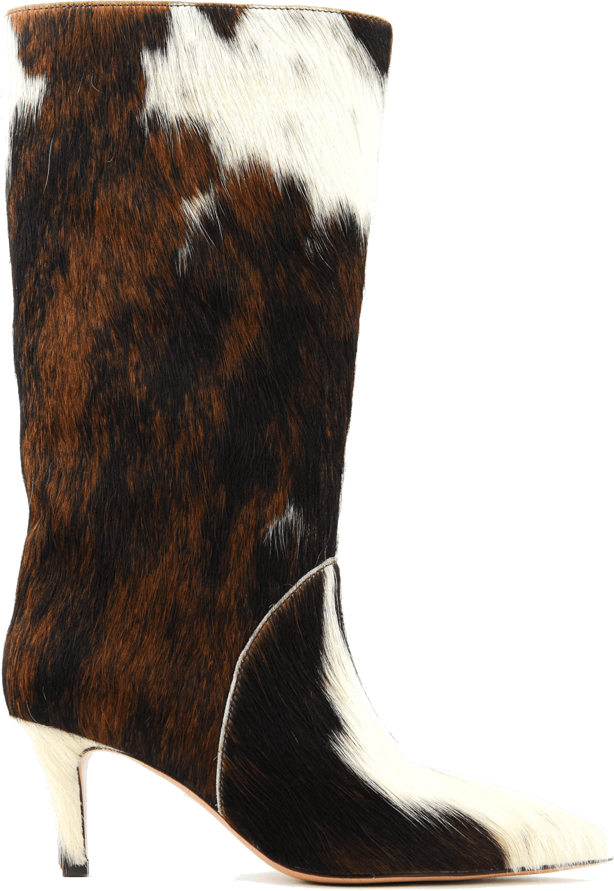 Lola Cruz Cow Bootie Bruin