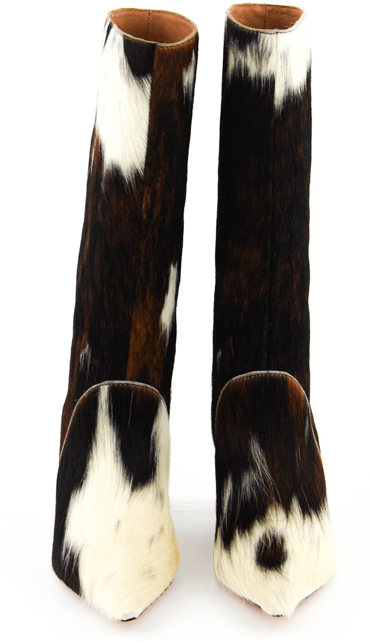 Lola Cruz Cow Bootie Bruin