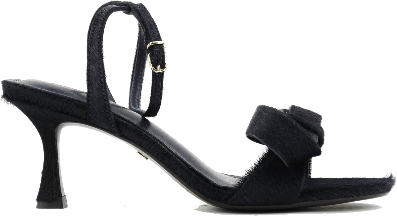 Lola Cruz Sandal Navy Pony Blauw