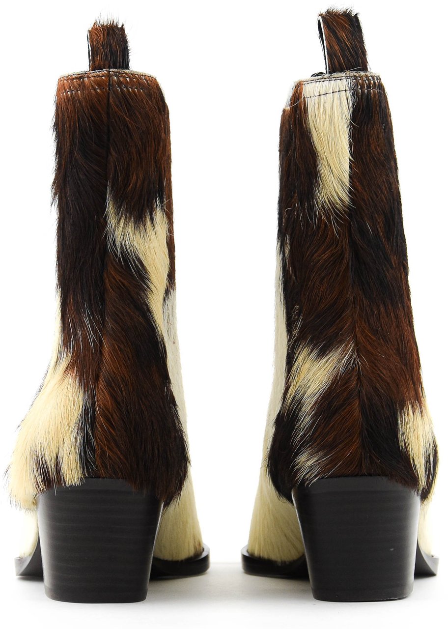 Lola Cruz Cow Boot Wit