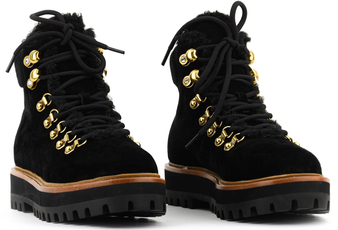 Lola Cruz Berg Boot Black Zwart