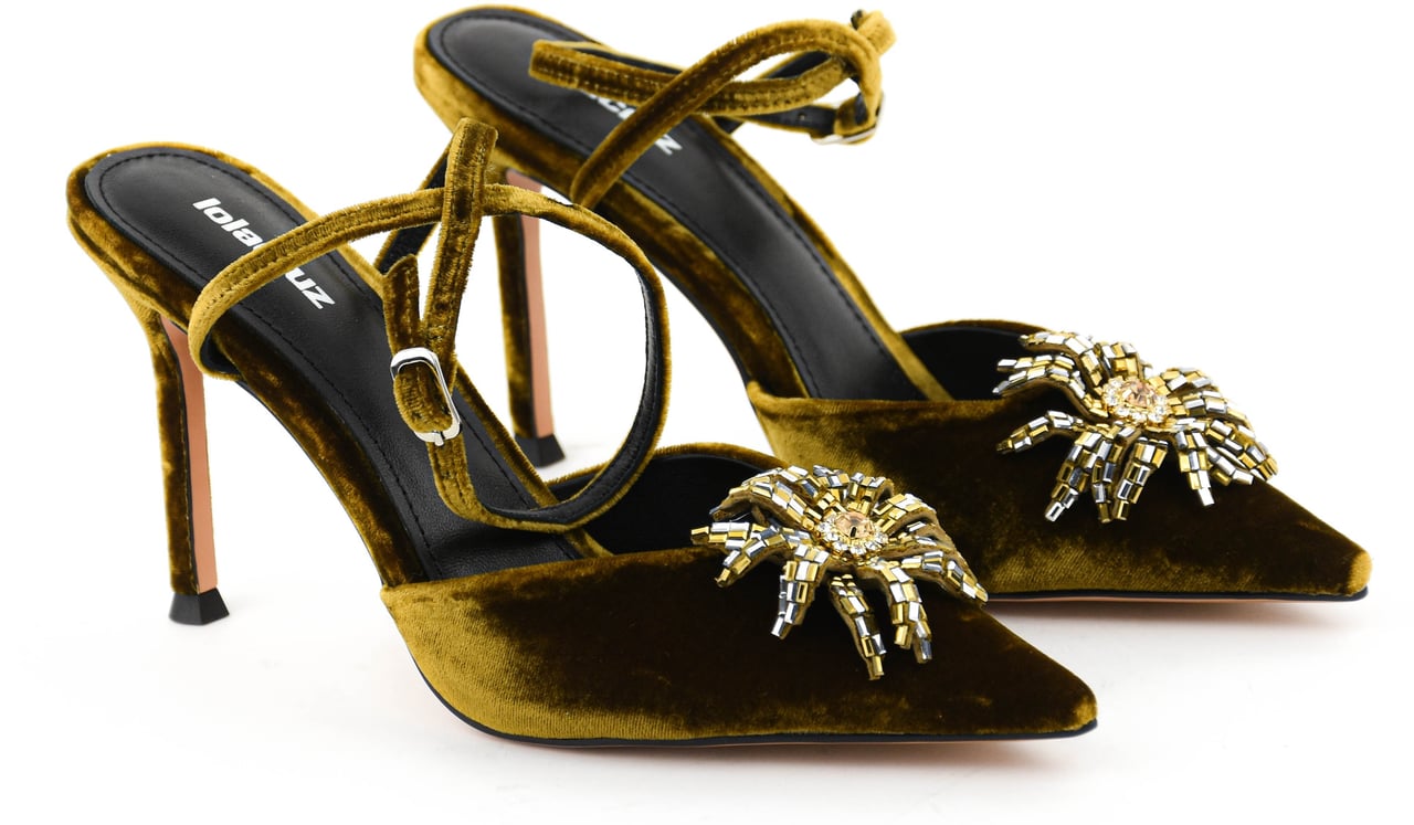 Lola Cruz Odea Pump 95 Ochre Geel