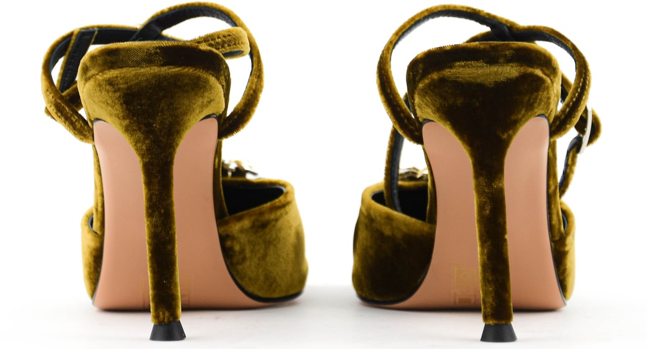 Lola Cruz Odea Pump 95 Ochre Geel