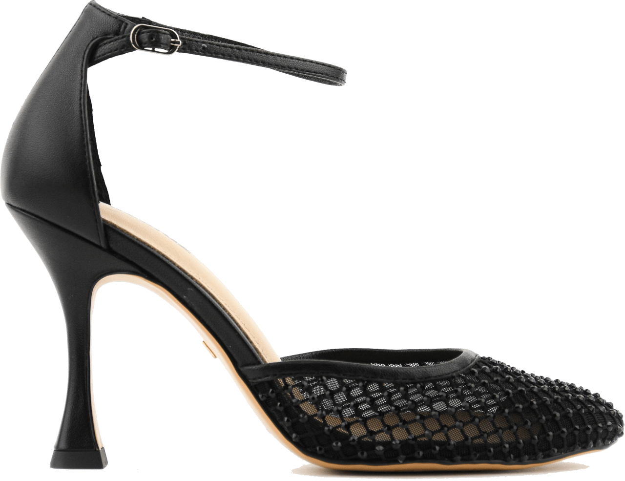 Lola Cruz Dury Pump 95 Black Zwart