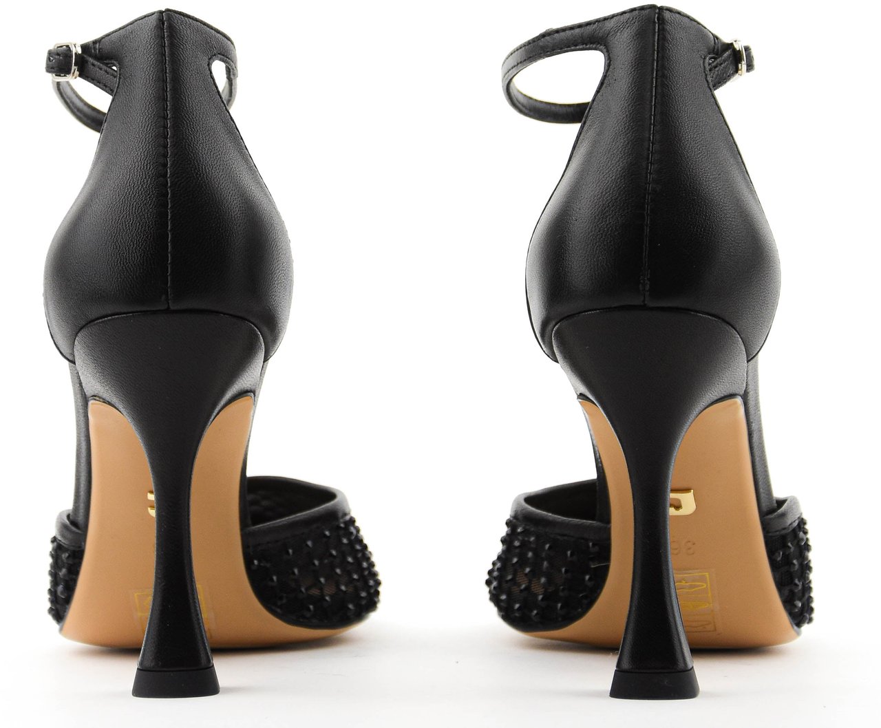 Lola Cruz Dury Pump 95 Black Zwart