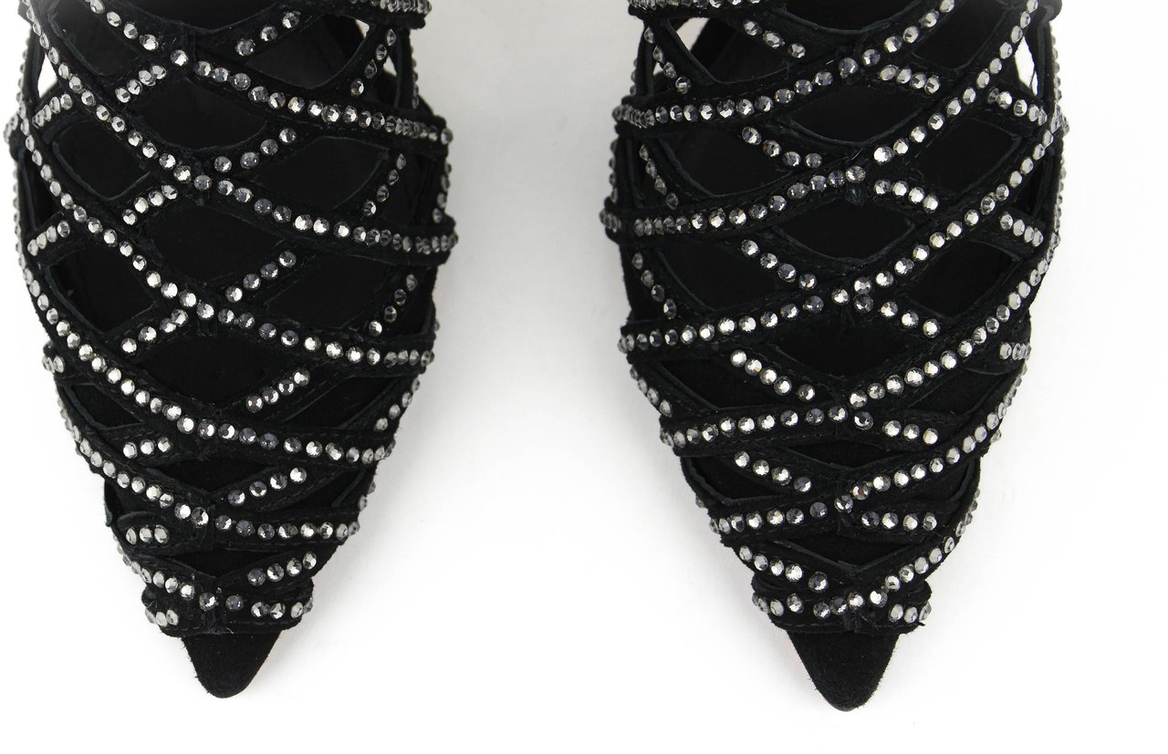 Lola Cruz Alva Sandal Black Zwart