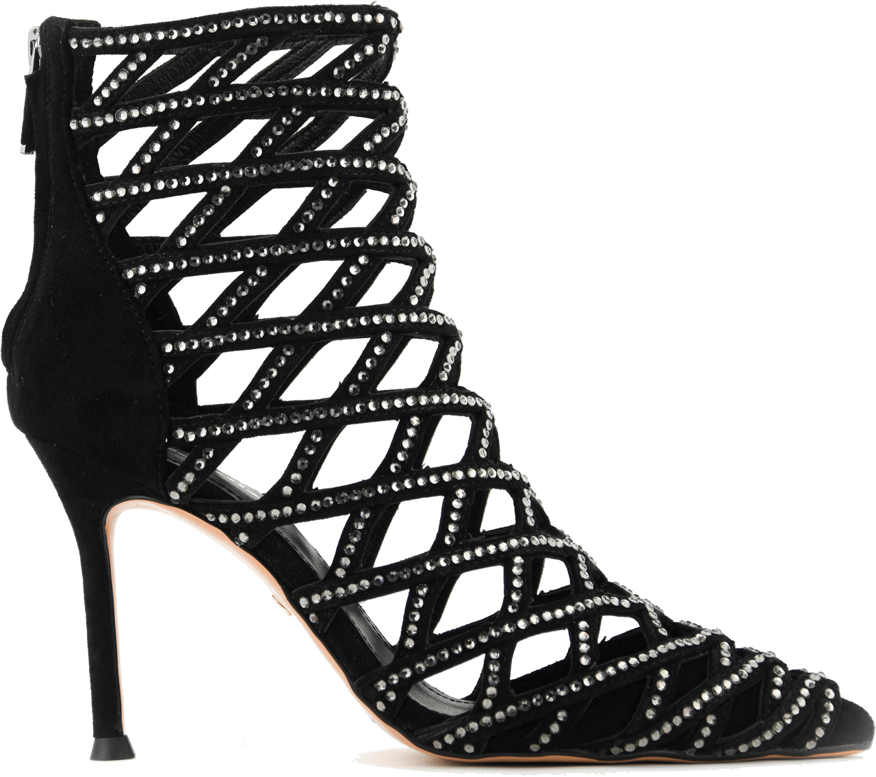 Lola Cruz Alva Sandal Black Zwart