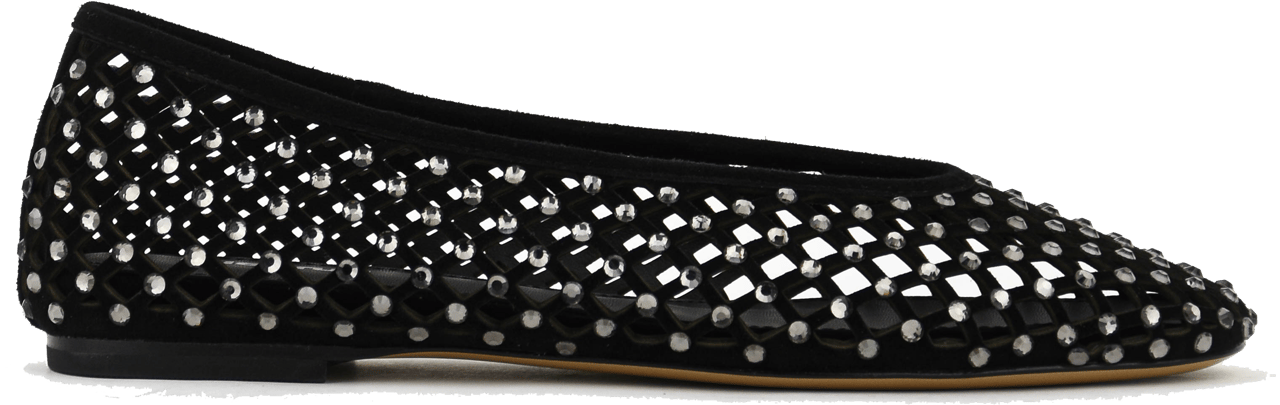 Lola Cruz Leonor Ballerina Black Zwart