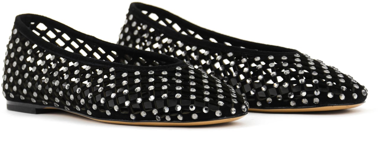 Lola Cruz Leonor Ballerina Black Zwart