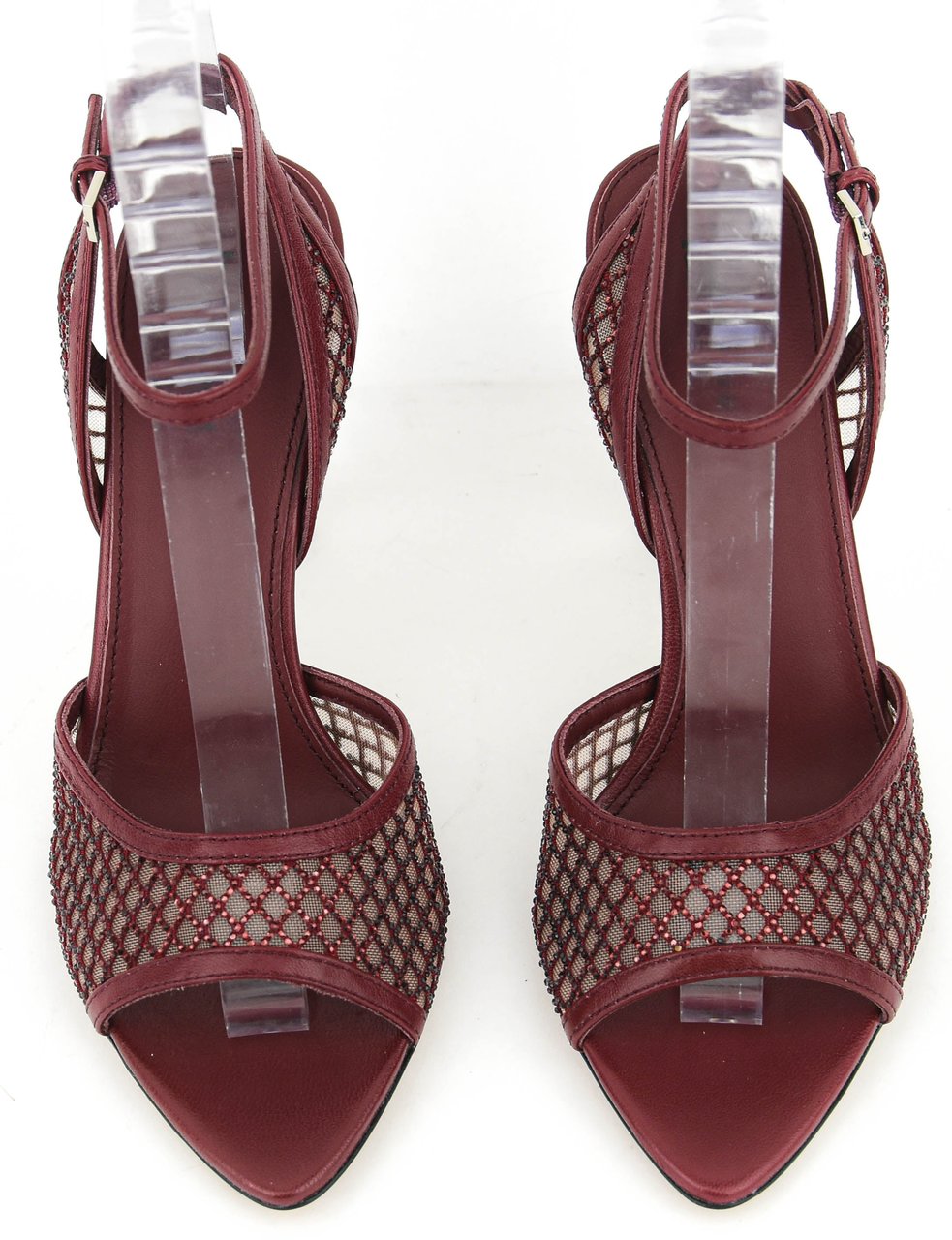 Lola Cruz Ruby Sandal 95 Burgundy Rood